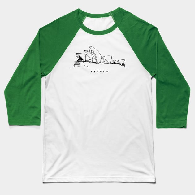 Sidney Baseball T-Shirt by Melu